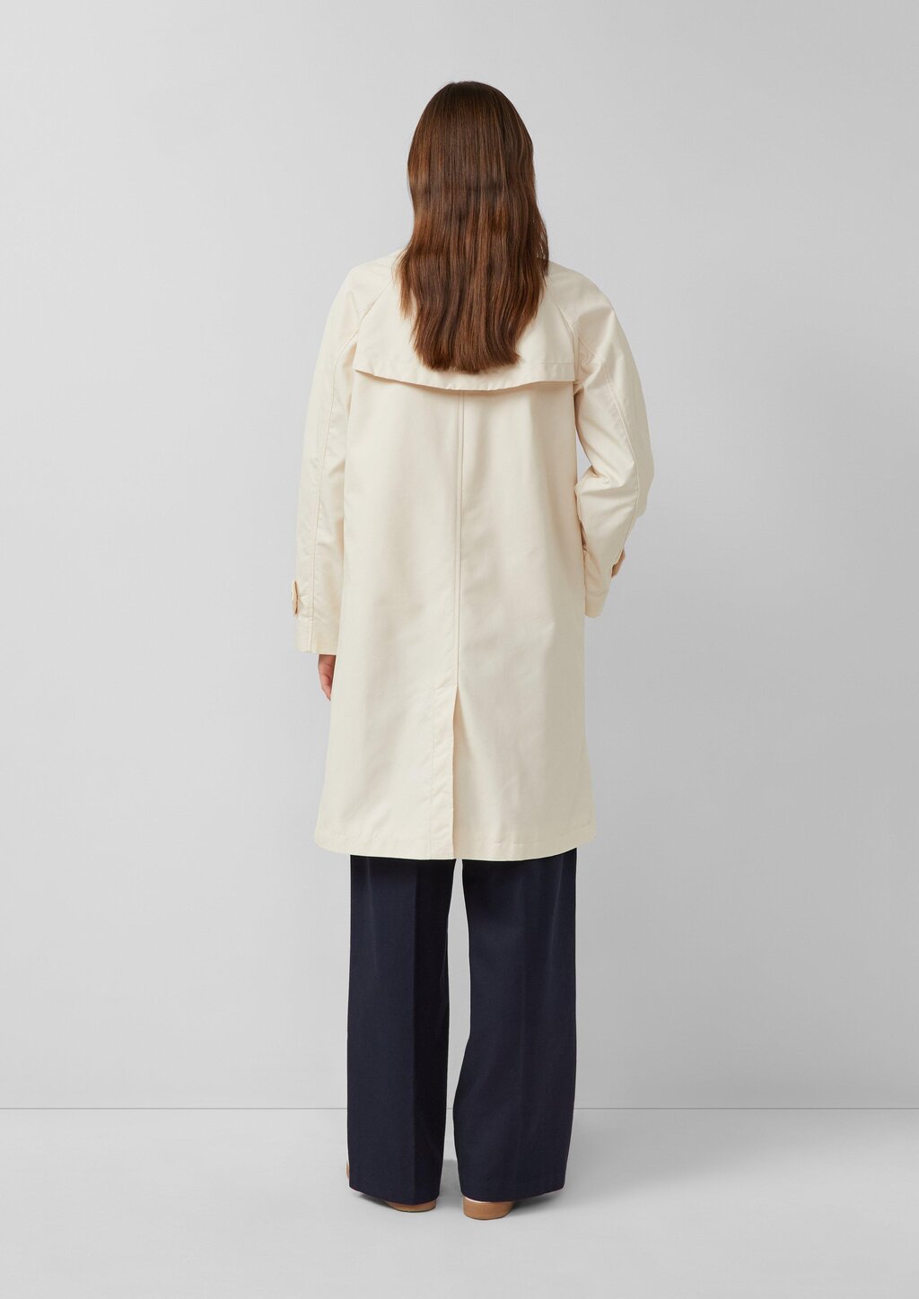 Mantel mit Hemdkragen