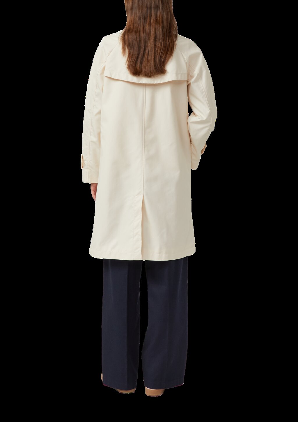 Mantel mit Hemdkragen