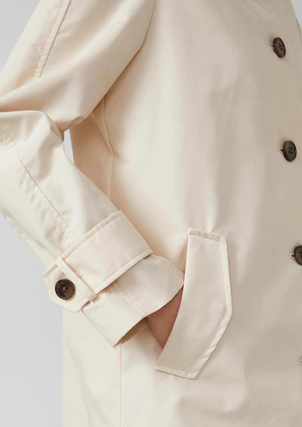 Mantel mit Hemdkragen