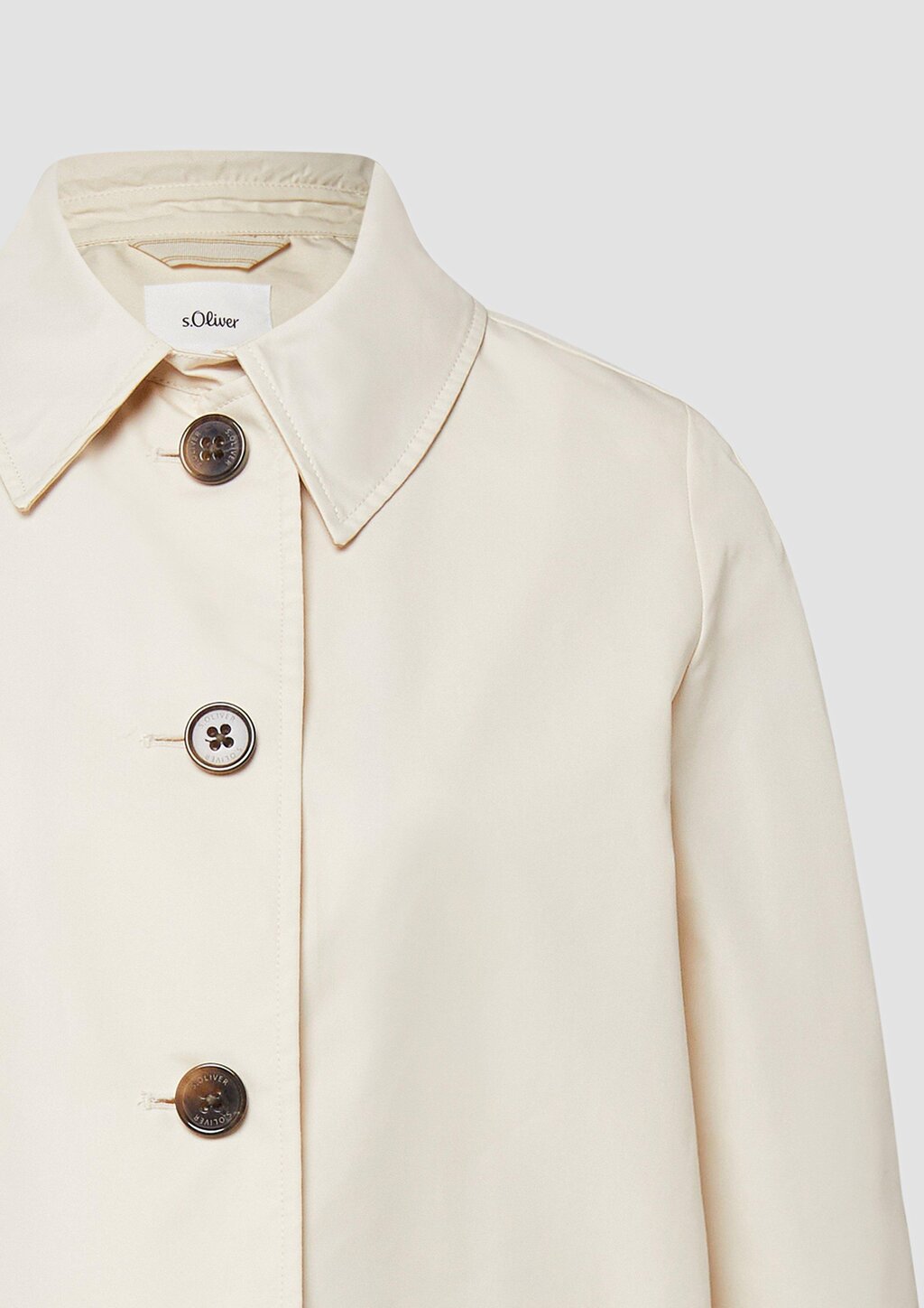 Mantel mit Hemdkragen