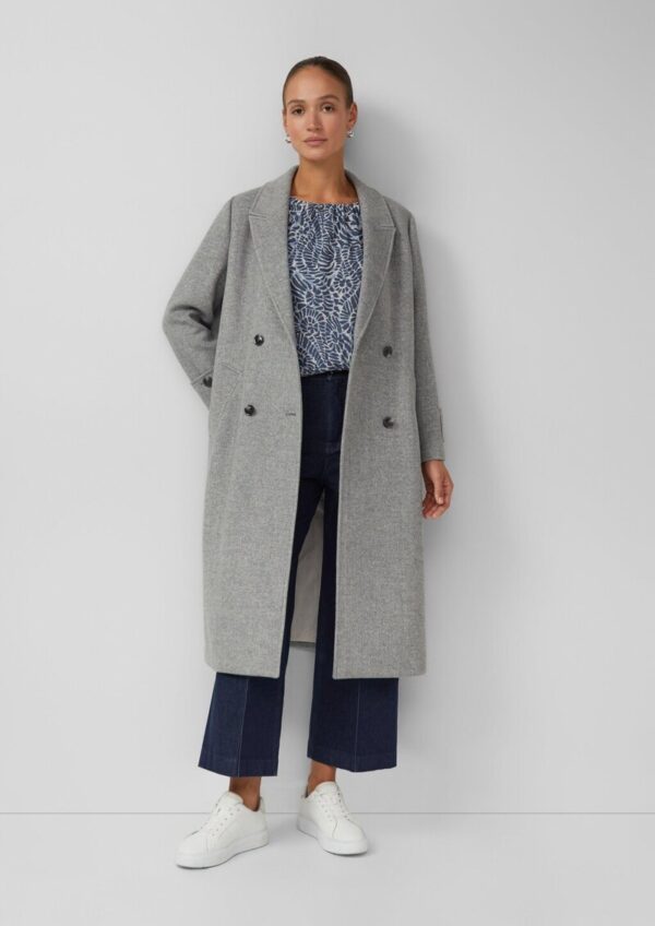 Chiffon-Bluse im Relaxed Fit mit Raglanärmeln