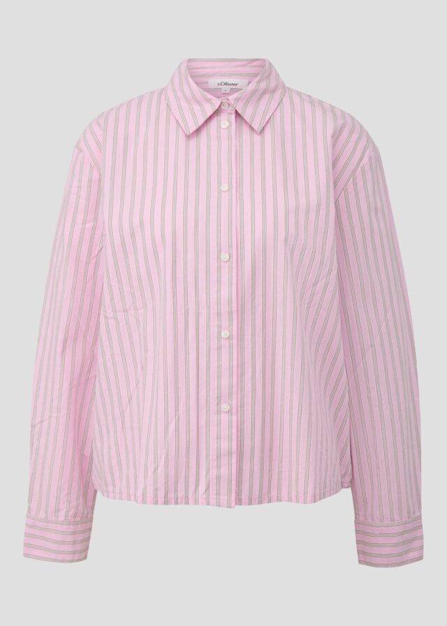 Baumwoll-Bluse mit Rücken-Detail