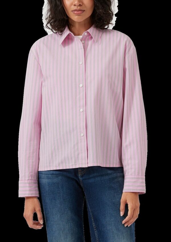 Baumwoll-Bluse mit Rücken-Detail