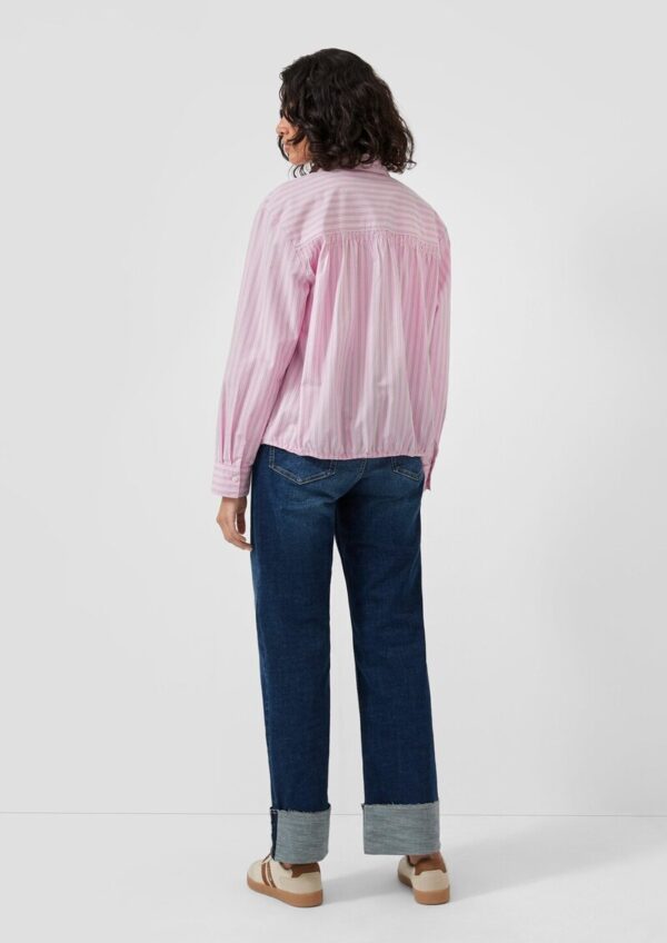 Baumwoll-Bluse mit Rücken-Detail