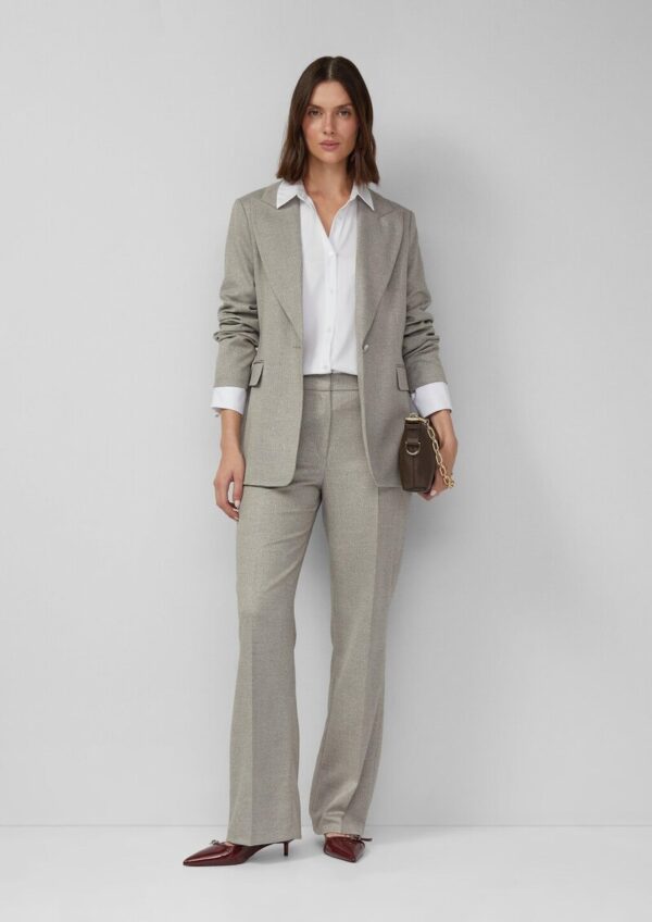 Eleganter Blazer im Slim Fit mit Glitzergarn