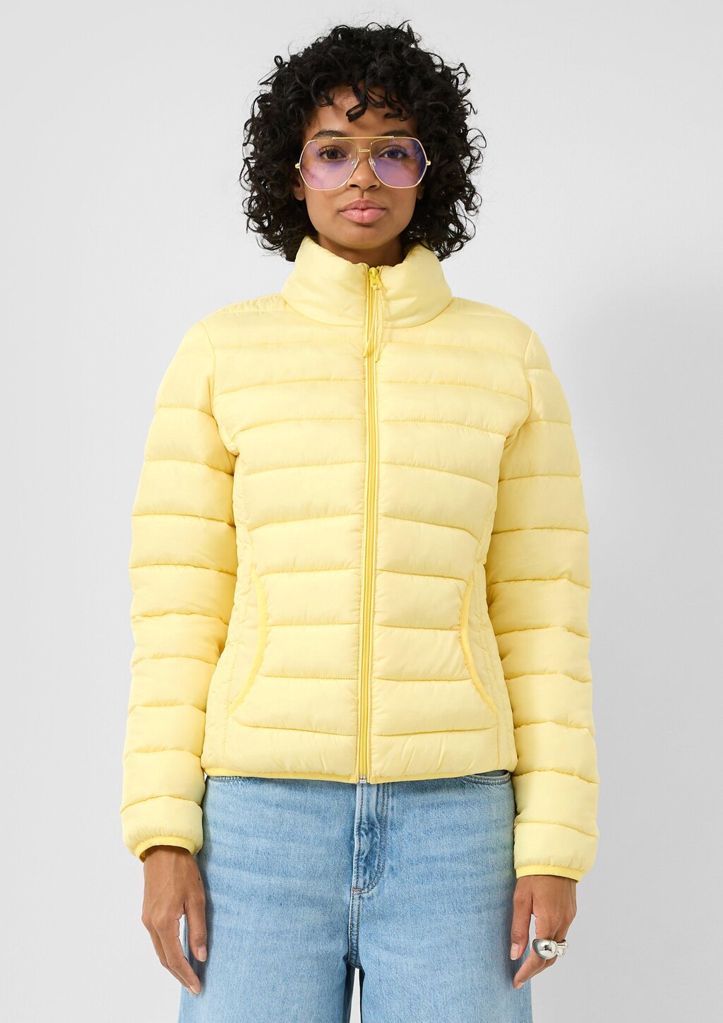 Steppjacke mit Stehkragen