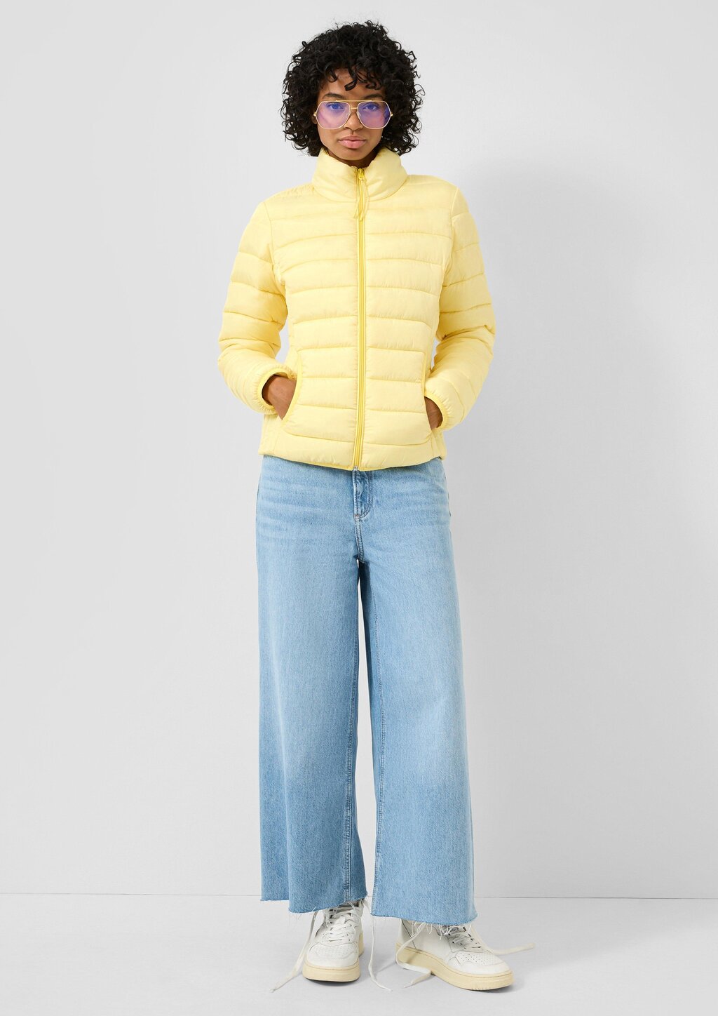 Steppjacke mit Stehkragen