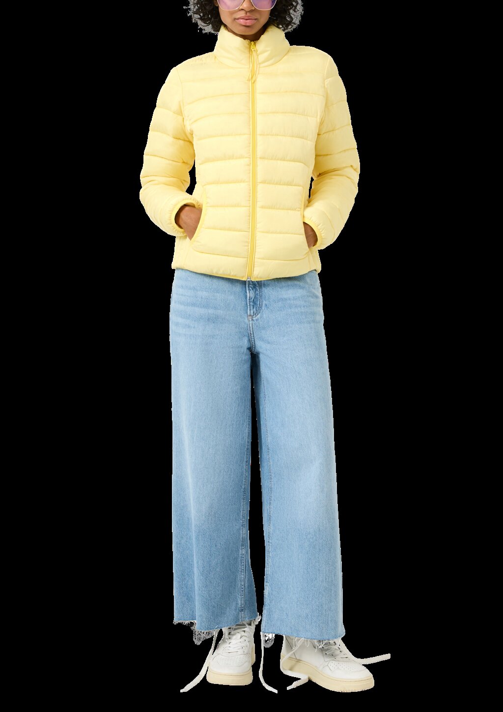 Steppjacke mit Stehkragen