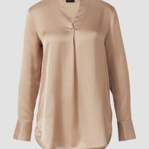 Elegante Satin-Bluse mit Manschetten