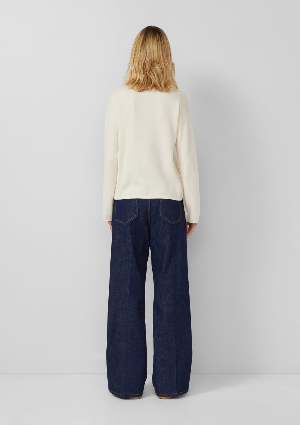 Pullover mit dekorativem Strickmuster