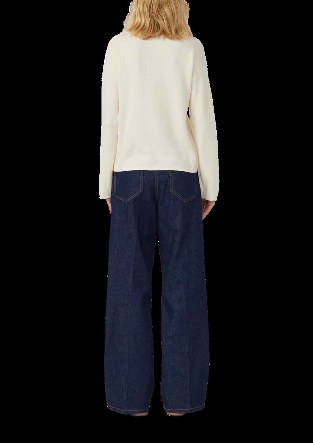 Pullover mit dekorativem Strickmuster