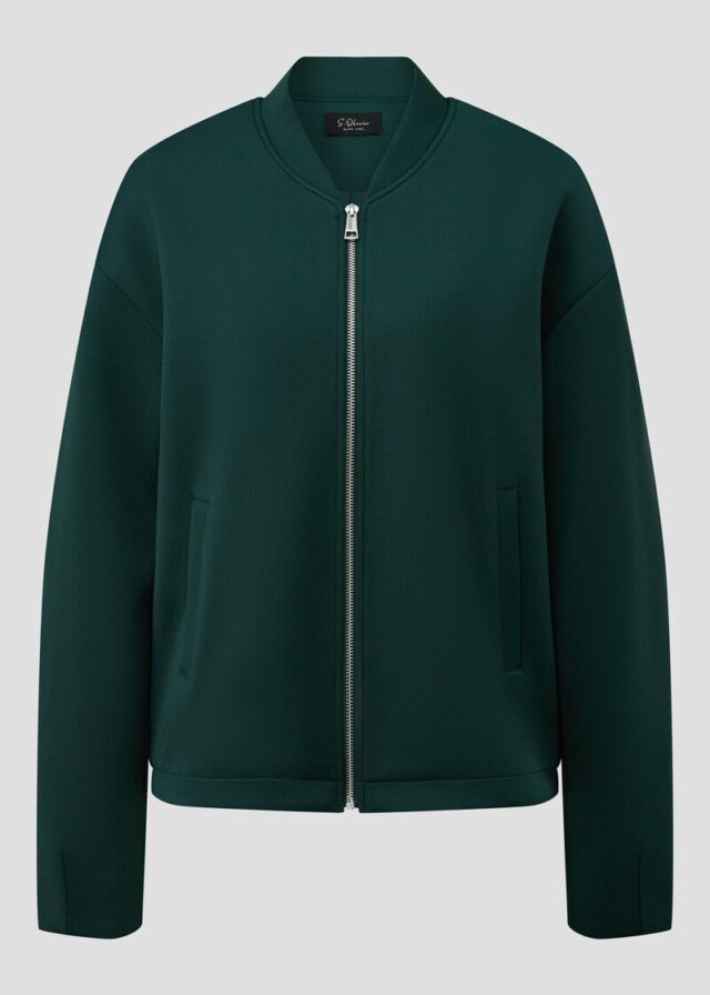 Relaxed Blouson aus Scuba