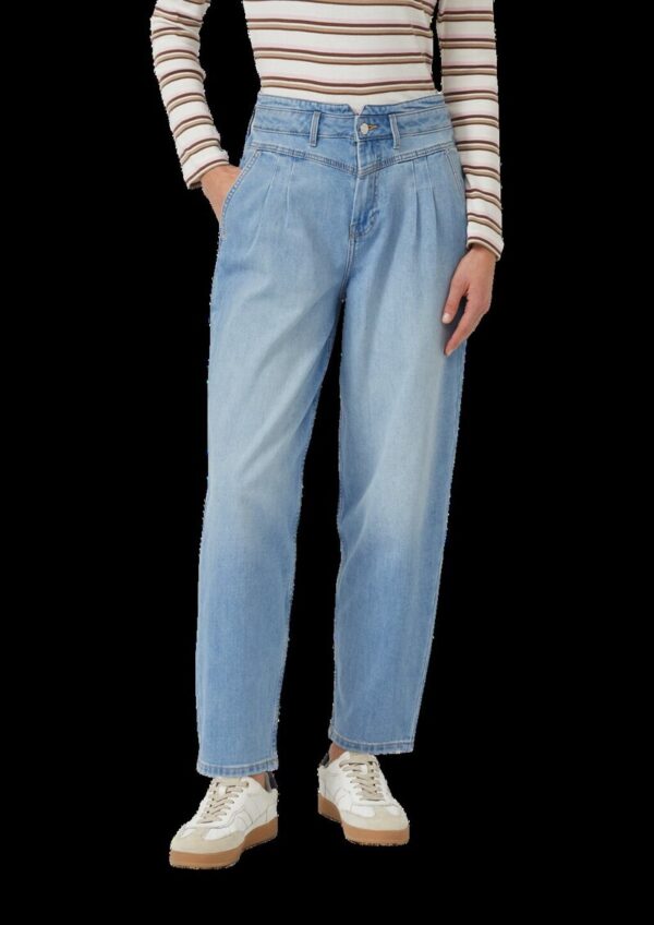 Jeans/High Rise/Barrel Leg/Ankle-Länge