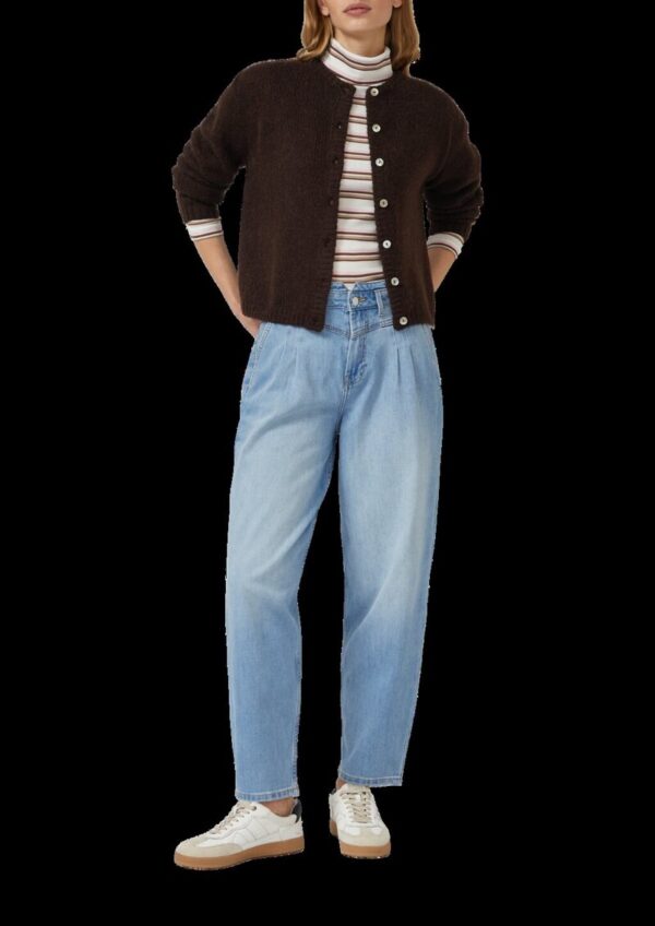 Jeans/High Rise/Barrel Leg/Ankle-Länge