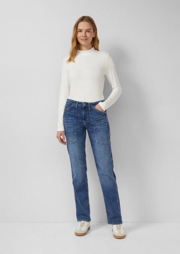Jeans Karolin/Regular Fit/Mid Rise/Straight Leg