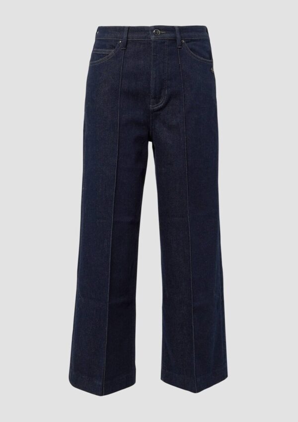 Culotte-Jeans Suri / Regular Fit / High Rise / Wide Leg / Biesen