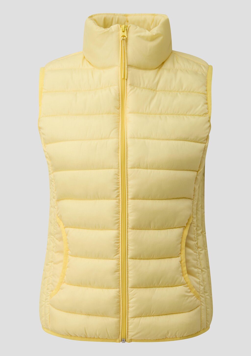 Steppweste mit Stehkragen