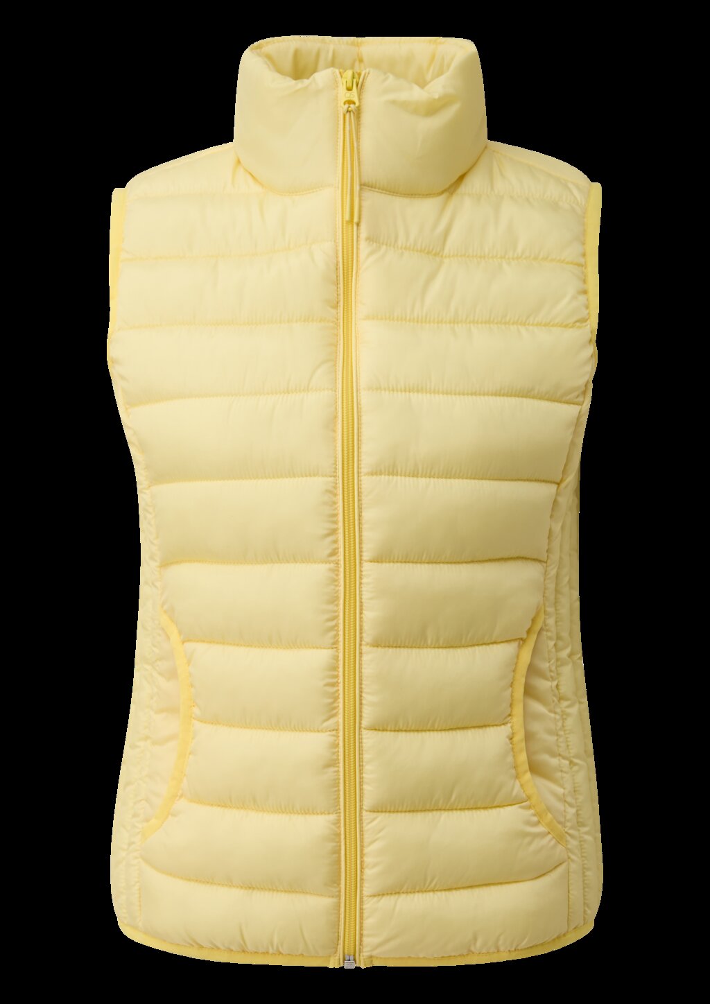 Steppweste mit Stehkragen