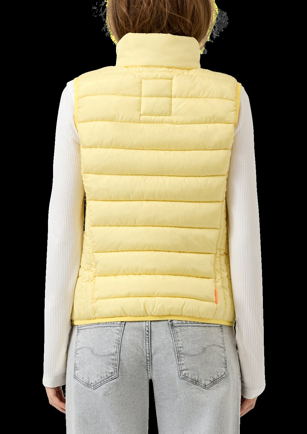 Steppweste mit Stehkragen