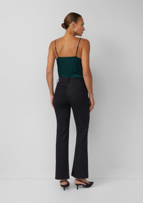 Jeans / Regular Fit / High Rise / Flared Leg / mit Schmucksteinen