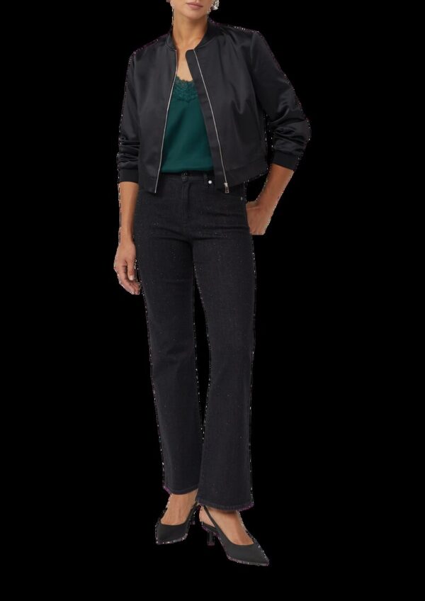 Jeans / Regular Fit / High Rise / Flared Leg / mit Schmucksteinen