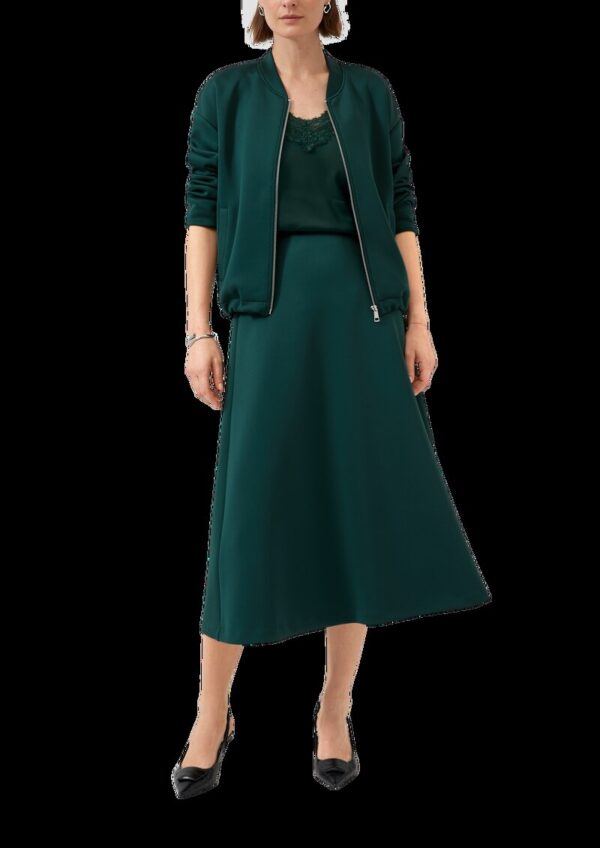 Satin-Top mit längenverstellbaren Spaghettiträgern