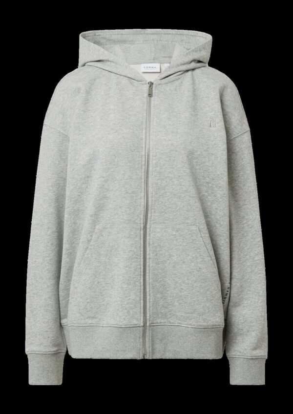 Oversized Sweatjacke mit Kapuze