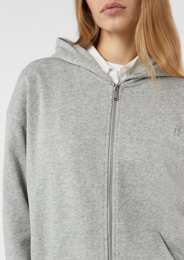 Oversized Sweatjacke mit Kapuze