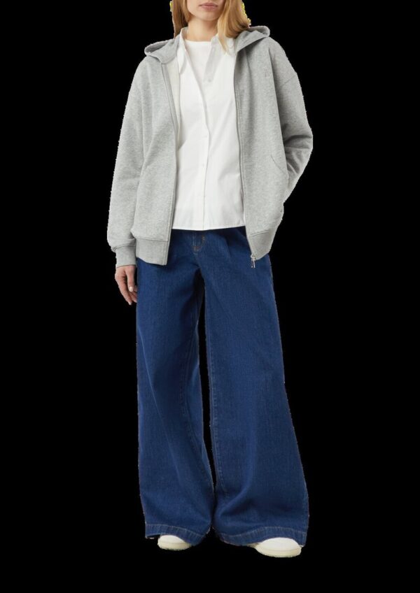 Oversized Sweatjacke mit Kapuze