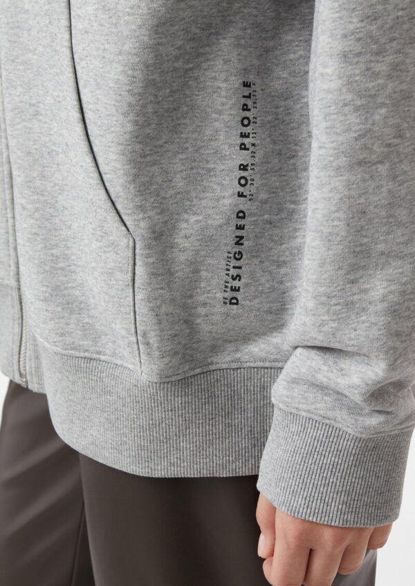 Oversized Sweatjacke mit Kapuze