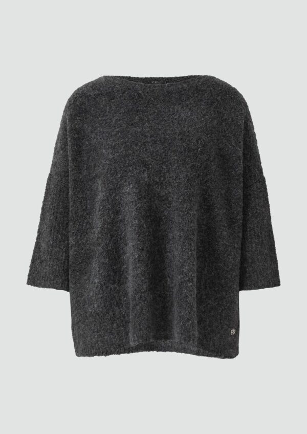 Relaxed-Fit-Pullover aus Bouclé-Strick
