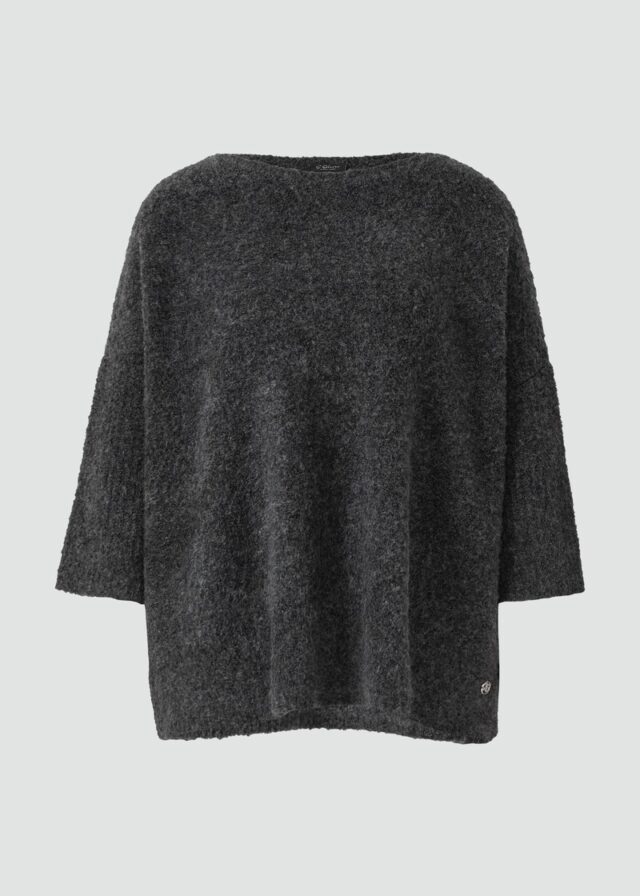 Relaxed-Fit-Pullover aus Bouclé-Strick