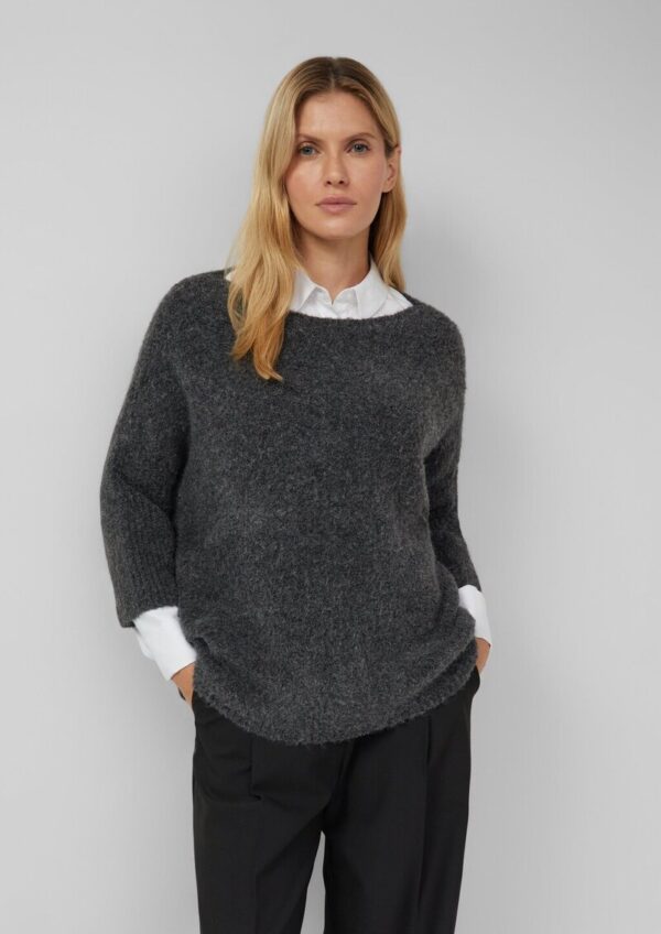 Relaxed-Fit-Pullover aus Bouclé-Strick