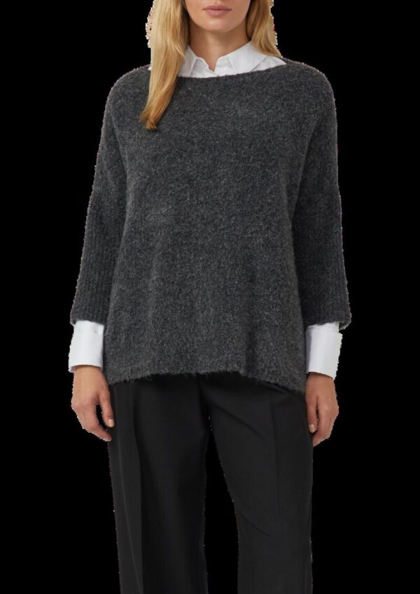 Relaxed-Fit-Pullover aus Bouclé-Strick