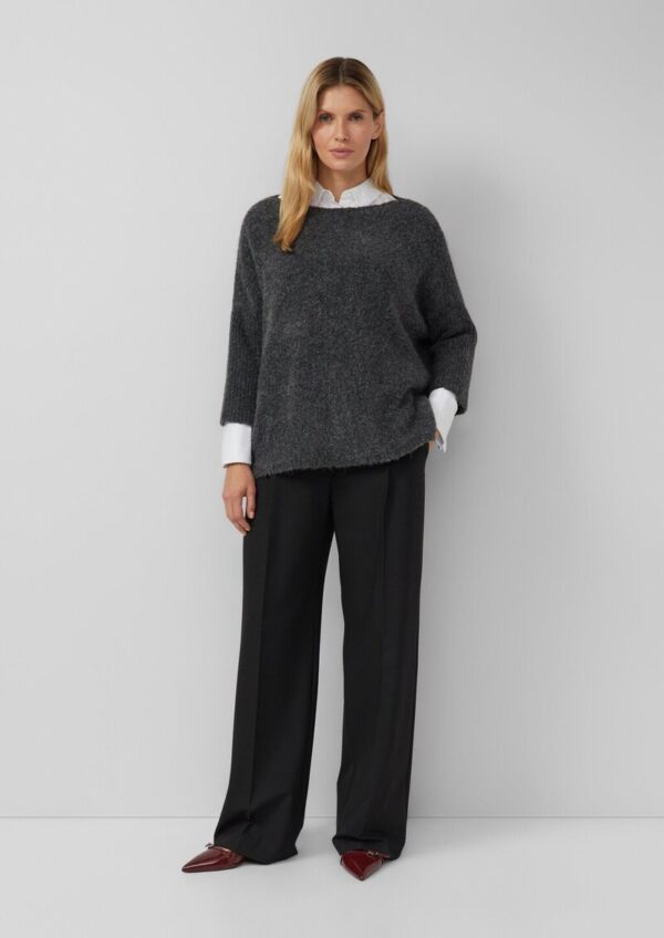 Relaxed-Fit-Pullover aus Bouclé-Strick
