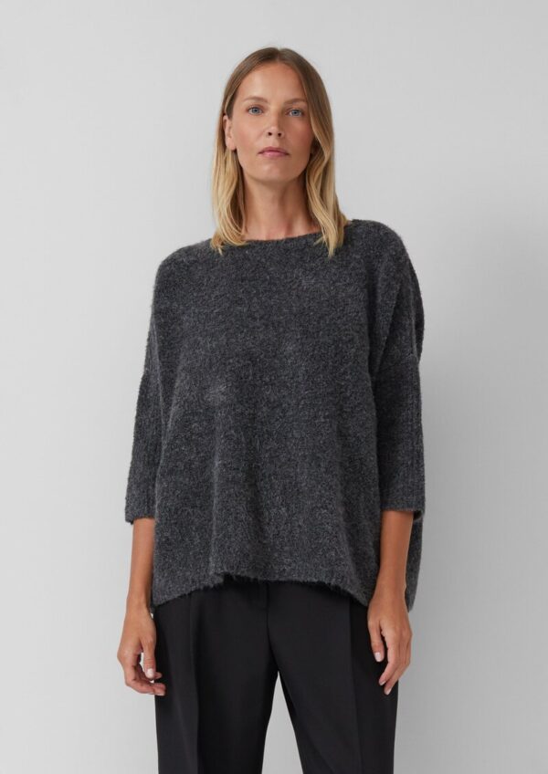 Relaxed-Fit-Pullover aus Bouclé-Strick