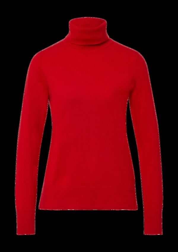 Feinstrickpullover mit Rollkragen