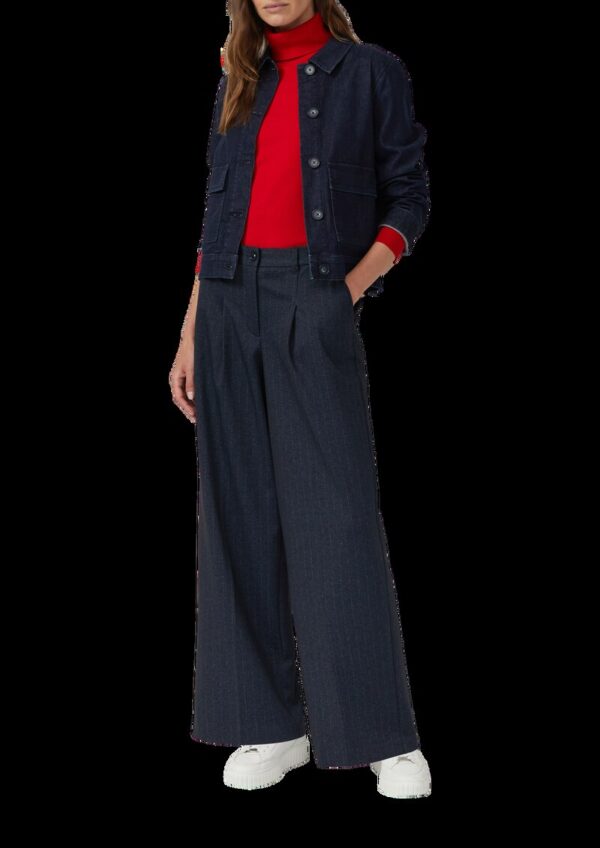 Feinstrickpullover mit Rollkragen