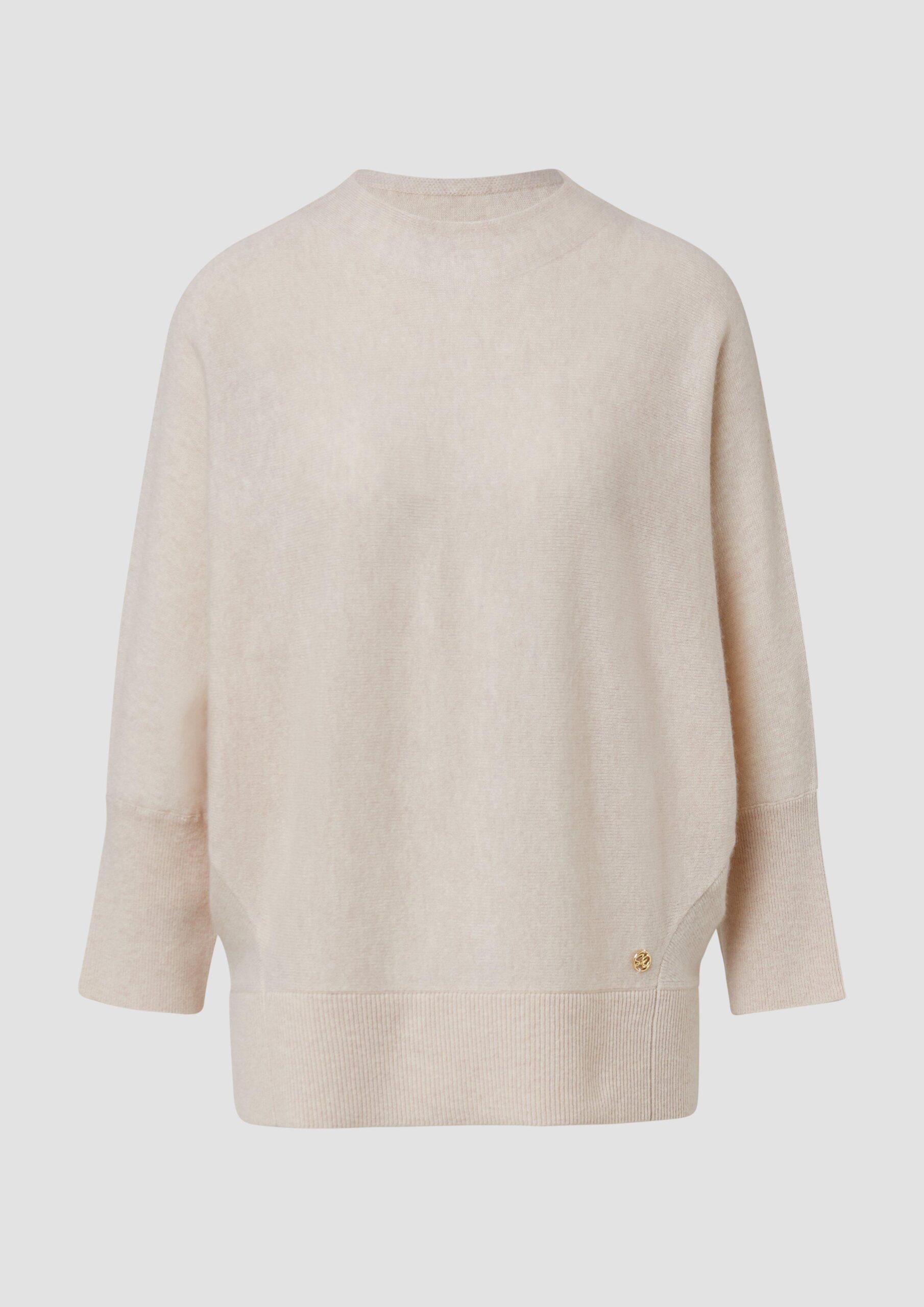 Pullover aus Kaschmirmix mit Fledermausärmeln