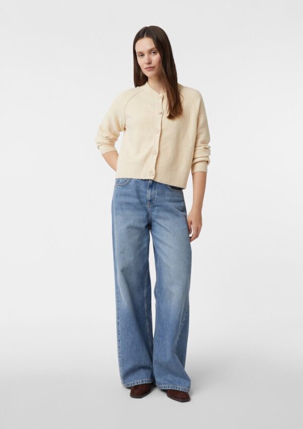 Kurzer Strickcardigan aus Bouclé