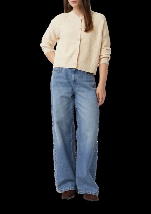 Kurzer Strickcardigan aus Bouclé