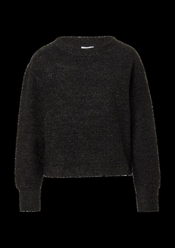 Pullover im Relaxed Fit mit Glitzer-Garn