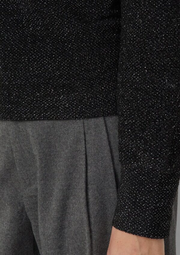 Pullover im Relaxed Fit mit Glitzer-Garn
