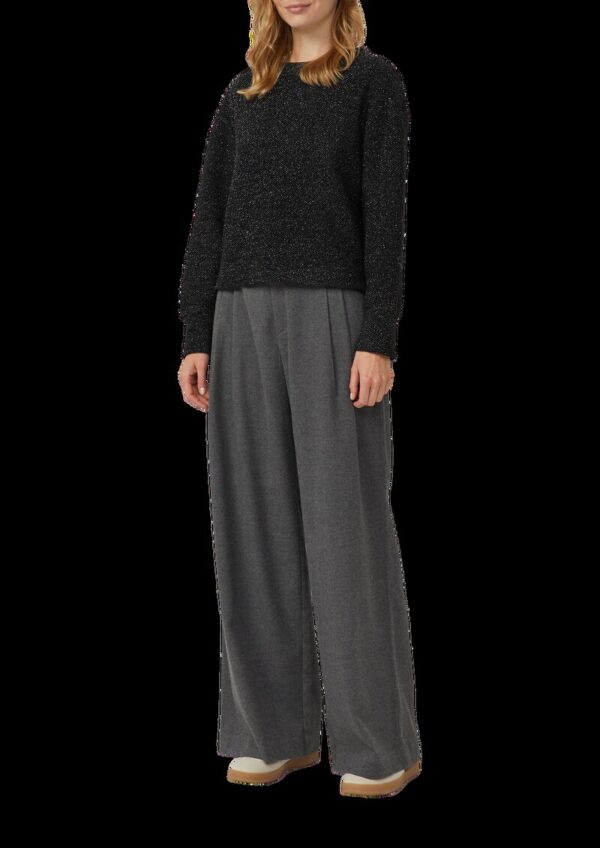 Pullover im Relaxed Fit mit Glitzer-Garn