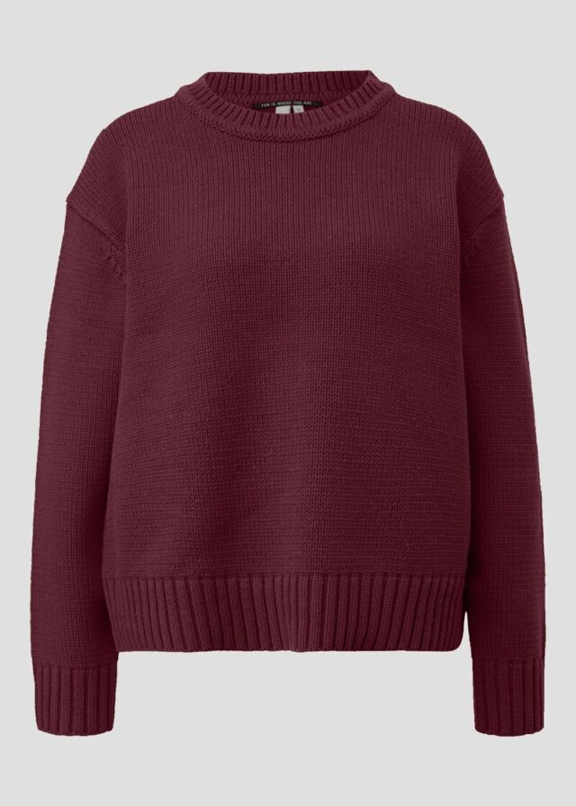 Strickpulli aus Baumwollmix