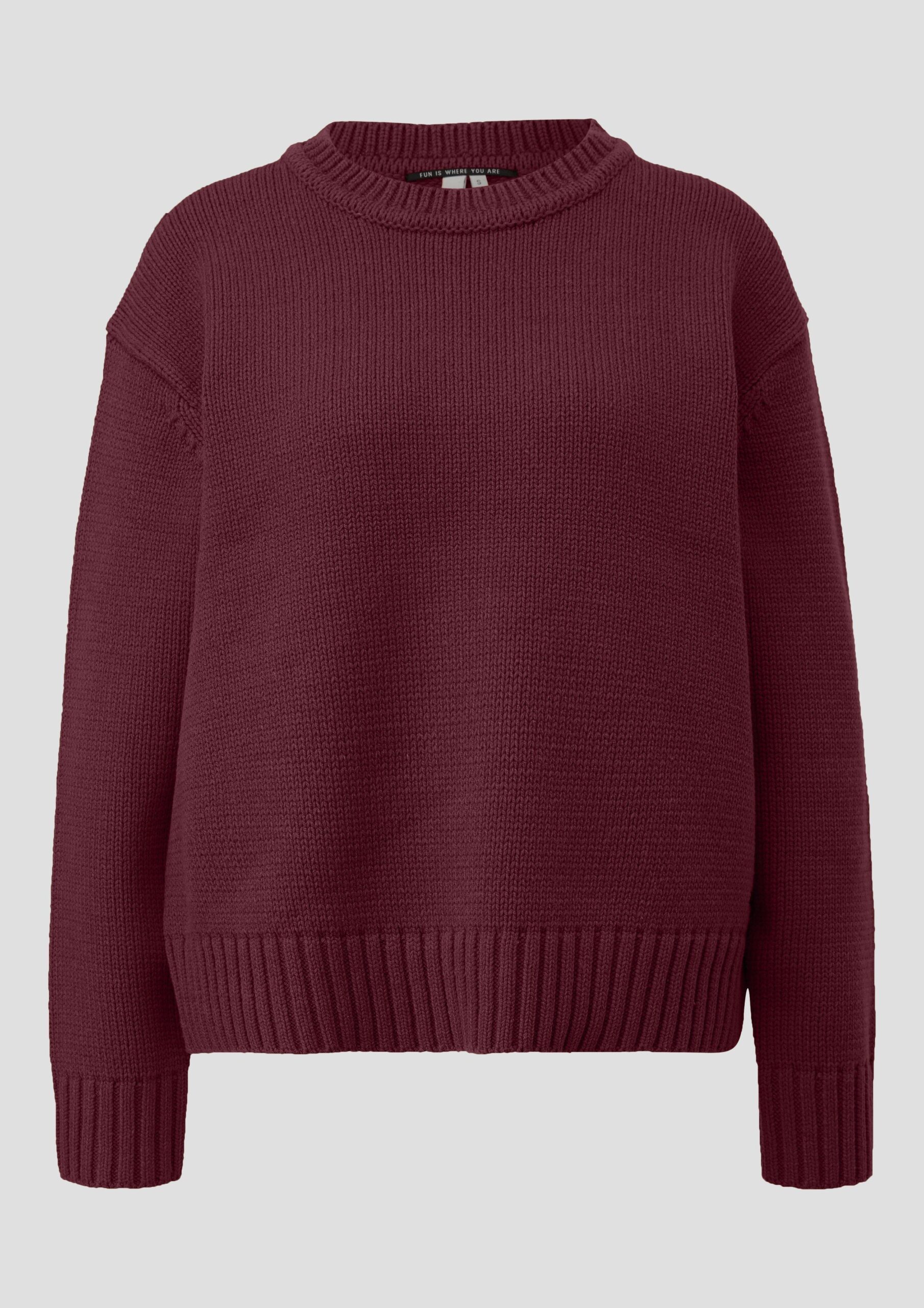 Strickpulli aus Baumwollmix