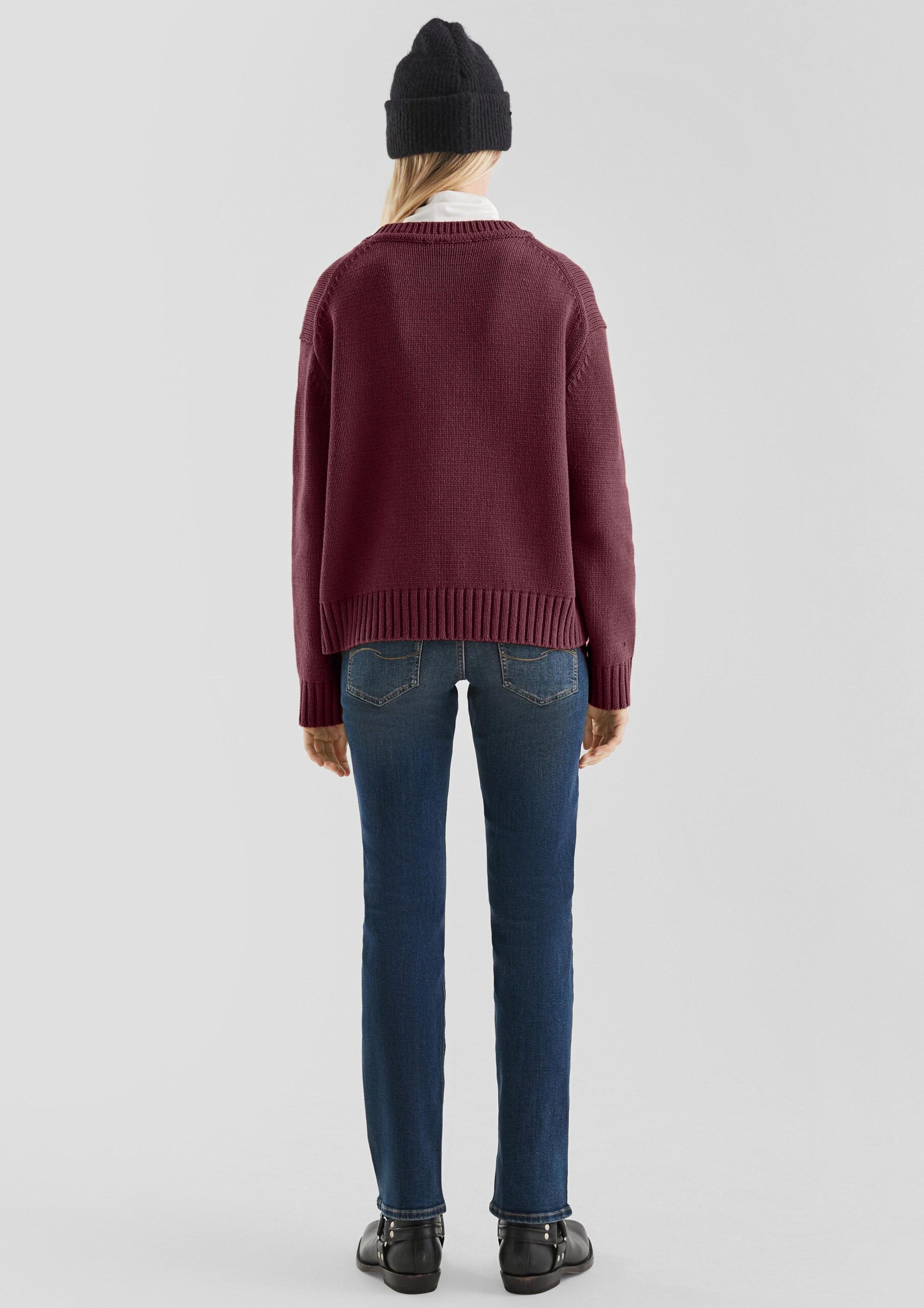 Strickpulli aus Baumwollmix