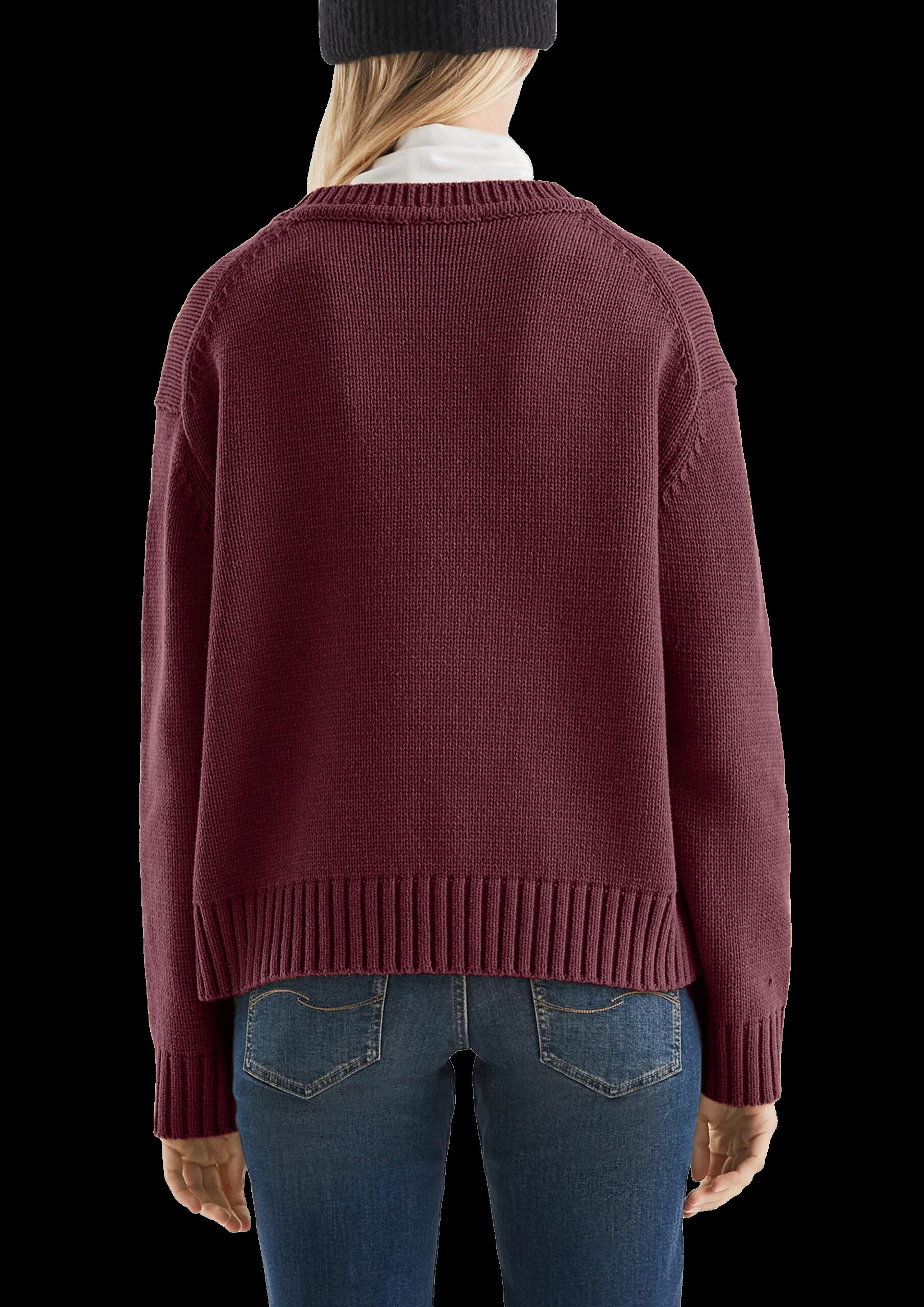 Strickpulli aus Baumwollmix