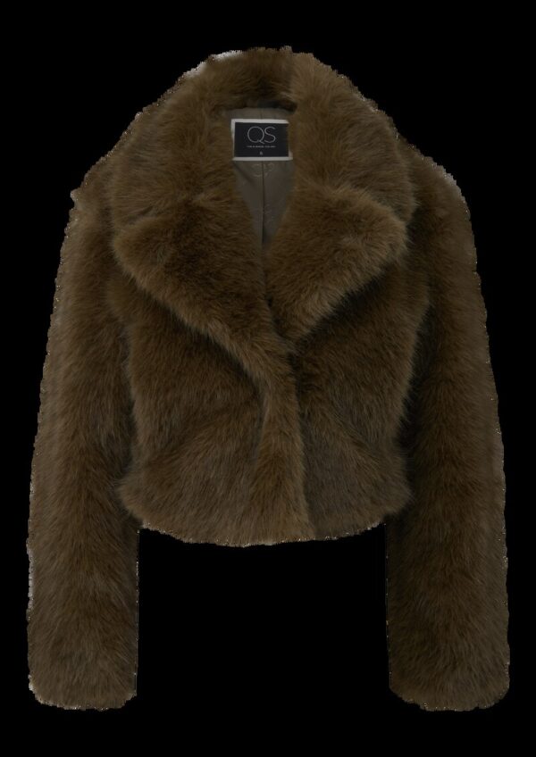 QS x Vanessa Mai | Jacke in Felloptik