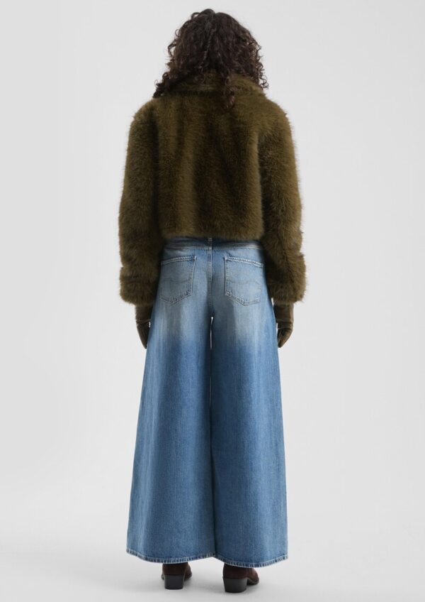 QS x Vanessa Mai | Jacke in Felloptik